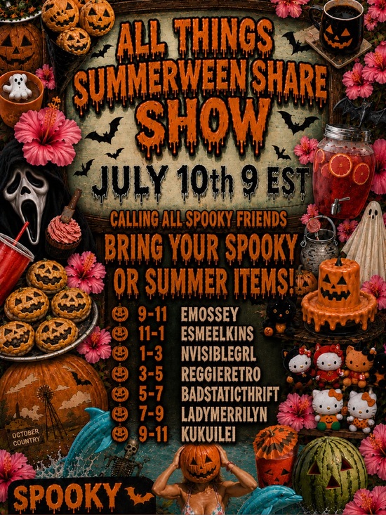 Vintage Accessories - like this flyer —HAPPY SUMMERWEEN!